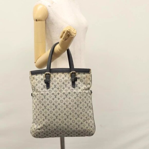 LOUIS VUITTON Monogram Mini Françoise Tote Bag 2way Blue M92208 LV Auth MY037 - Picture 14 of 16
